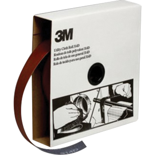 Rouleau de toile abrasive utilitaire, Oxyde d'aluminium, 1-1/2" la x 150' lo, Grain P400 Toolneeds Inc.