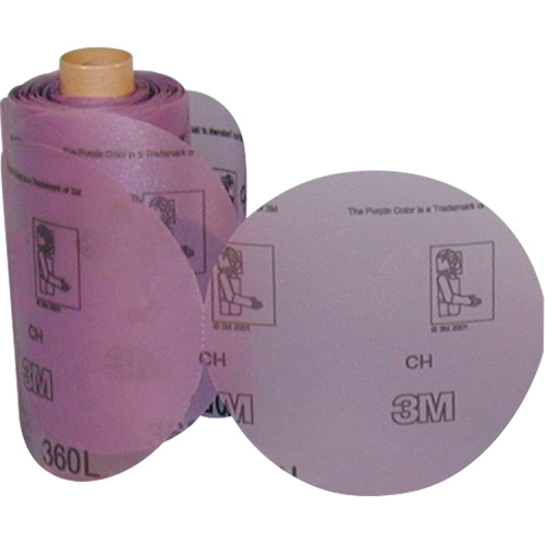 Rouleau de disques abrasifs Stikit 360L, 6" dia., Grain P800, Oxyde d'aluminium Toolneeds Inc.