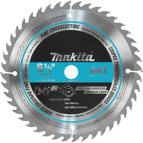 Circular Saw Blade, 6-1/2", 44 Teeth, Wood Use Toolneeds Inc.