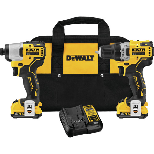 Trousse de perceuse et de tournevis &agrave; percussion &agrave; moteur sans balai Xtreme, Lithium-ion, 12 V Toolneeds Inc.