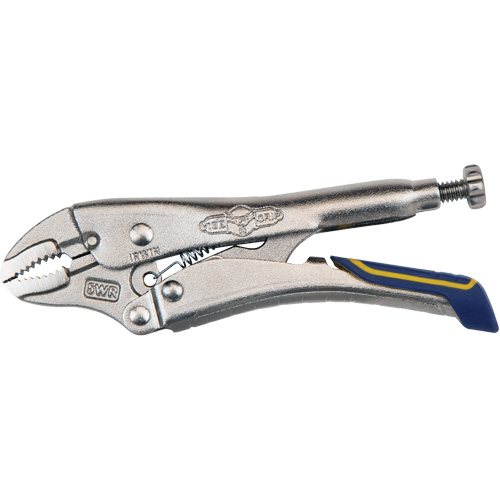 Fast Release Locking Pliers with Wire Cutter, 5" Length, Curved Jaw Toolneeds Inc.
