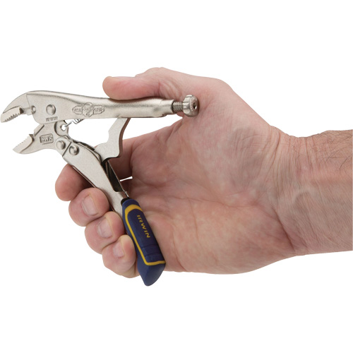 Fast Release Locking Pliers with Wire Cutter, 5" Length, Curved Jaw Toolneeds Inc.