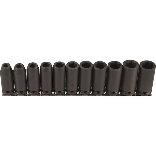 Jeu de douilles longues, 11 Mcx, Chocs, Prise de 3/8", Profond Toolneeds Inc.