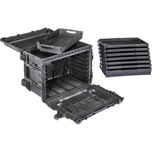 Gen 2 Mobile Tool Chest, 24" W, 6 Drawers, Black Toolneeds Inc.