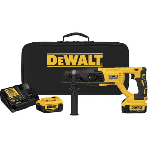 Trousse de marteau rotatif en L SDS MAX* XR, 20 V, 1", 1,9 lb-pi, 0-1500 tr/min Toolneeds Inc.