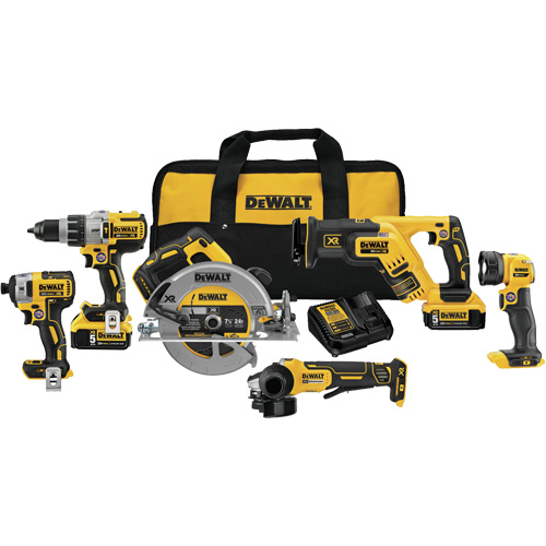 Max XR&reg; Brushless 6-Tool Combo Kit, Lithium-Ion, 20 V Toolneeds Inc.