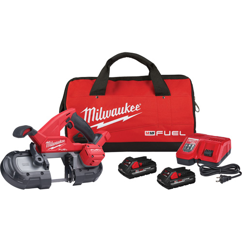 M18 Fuel Compact Band Saw Kit, 18 V, 3-1/4" Capacity Toolneeds Inc.