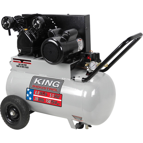 Compresseur &agrave; air, &eacute;lectrique, 20 gal. (24 gal. US), 150 PSI, 120/1/240/1 V Toolneeds Inc.