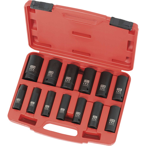 IPS-1312D SAE Socket Set, 13 Pcs, Impact, 1/2" Drive Size, Deep Toolneeds Inc.