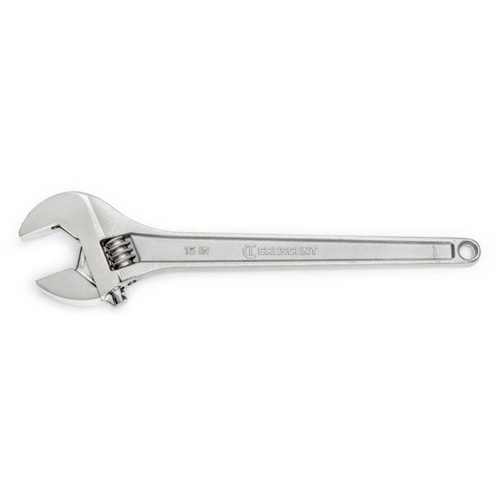 Adjustable Wrench, 15" L, 1-11/16" Max Width, Chrome Toolneeds Inc.
