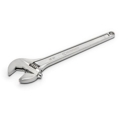 Adjustable Wrench, 15" L, 1-11/16" Max Width, Chrome Toolneeds Inc.