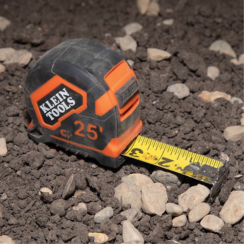 Magnetic Double-Hook Tape Measure, 25', Imperial Graduations Toolneeds Inc.