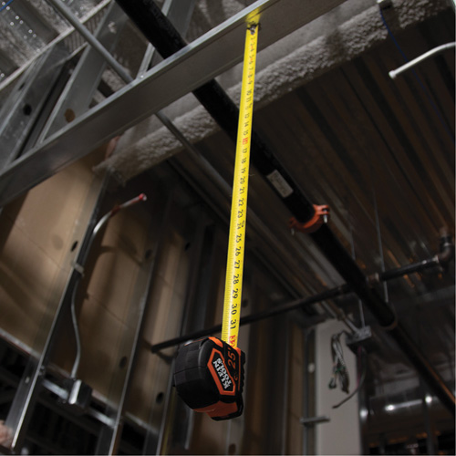 Magnetic Double-Hook Tape Measure, 25', Imperial Graduations Toolneeds Inc.