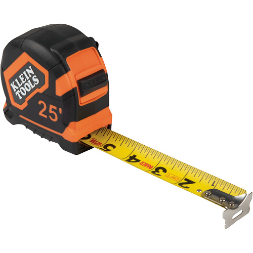 Tape Measure with Belt Clip, 25', 1/16" Graduations Toolneeds Inc.
