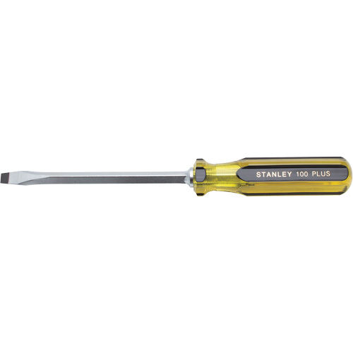 Tournevis pour &eacute;crous &agrave; fente 100 PLUS, Tige de 5/16", Carr&eacute;e, 11-1/8" lo, Prise en Plastique Toolneeds Inc.