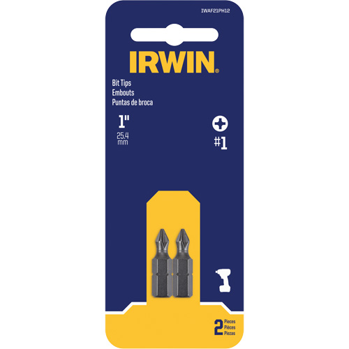 Insert Bits, Phillips, #1, 1/4" Drive Toolneeds Inc.