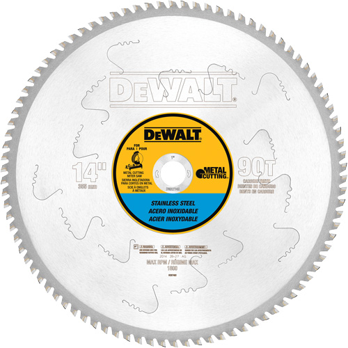 Stainless Steel Cutting Saw Blade, 14", 90 Teeth, Metal Use Toolneeds Inc.