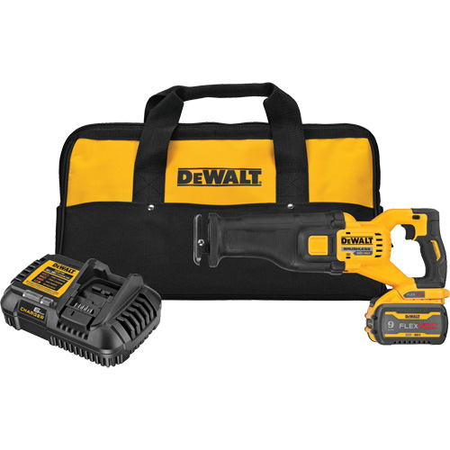 FlexVolt&reg; Max Brushless Reciprocating Saw Kit, 60 V, Lithium-Ion Battery, 0-3000 SPM Toolneeds Inc.
