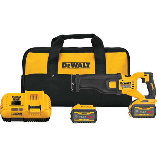 FlexVolt&reg; Max Brushless Reciprocating Saw Kit, 60 V, Lithium-Ion Battery, 0-3000 SPM Toolneeds Inc.