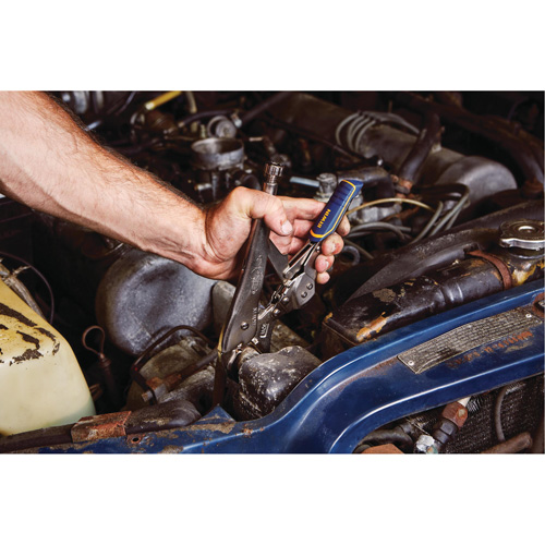 Pince-&eacute;tau avec coupe-fil Vise-Grip Fast Release 10WR, Longueur 10", M&acirc;choire courb&eacute;e Toolneeds Inc.