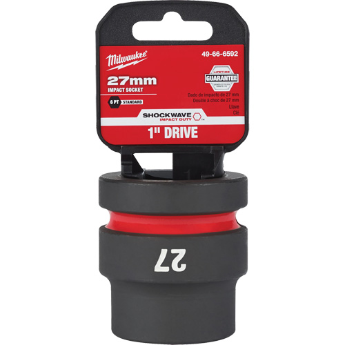 Shockwave Impact Duty Socket, Power, 27 mm, 1" Drive, 6 Points Toolneeds Inc.