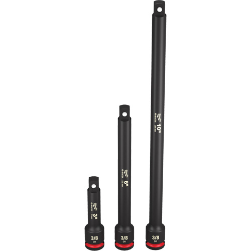 Shockwave Impact Duty Socket Extension Set, Impact, 3/8" Drive, 3"/6"/10" L Toolneeds Inc.