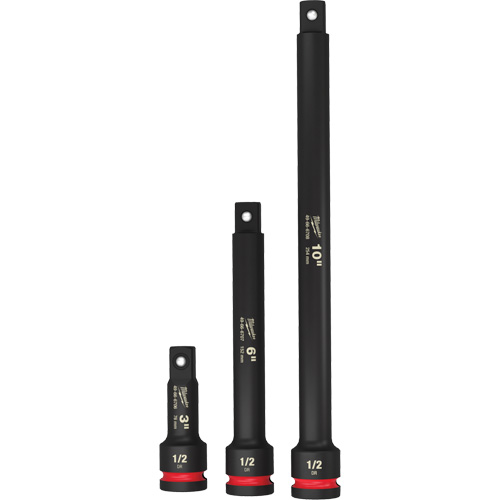 Shockwave Impact Duty Socket Extension Set, Impact, 1/2" Drive, 3"/6"/10" L Toolneeds Inc.