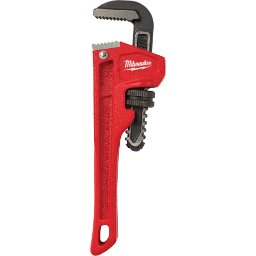 Pipe Wrench, 3/4" Jaw Capacity, 6" Long, Powder Coated Finish Toolneeds Inc.