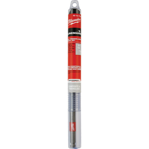 Shockwave Impact Duty Lineman's Fiberglass Drill Bit, 9/16", Carbide Toolneeds Inc.
