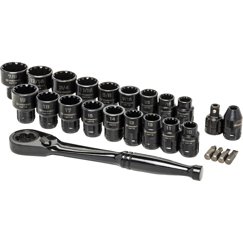 Mechanic's Tool Set, 25 Pcs, 3/8" Drive Size Toolneeds Inc.