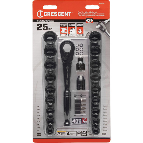 Mechanic's Tool Set, 25 Pcs, 3/8" Drive Size Toolneeds Inc.