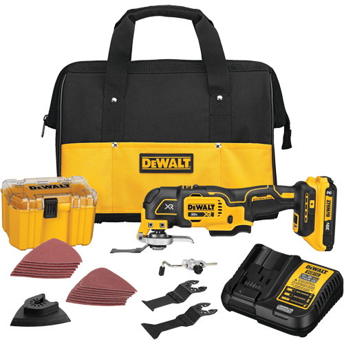 Ensemble pour outil polyvalent oscillant sans balai et sans fil &agrave; 3 vitesses XR, 20 V, Lithium-ion Toolneeds Inc.