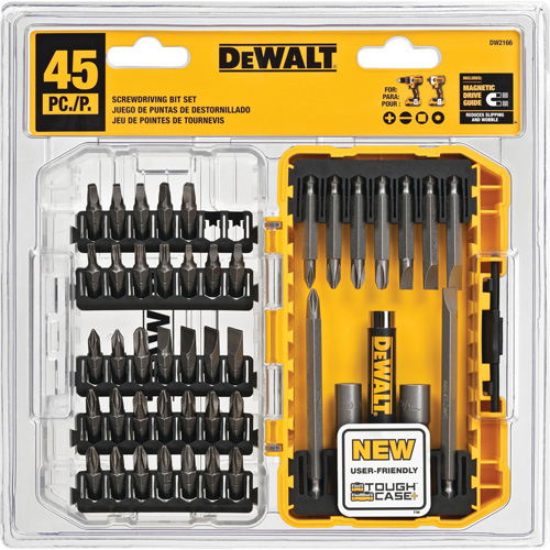 45 Piece Screwdriving Set with ToughCase&reg;+ System Toolneeds Inc.
