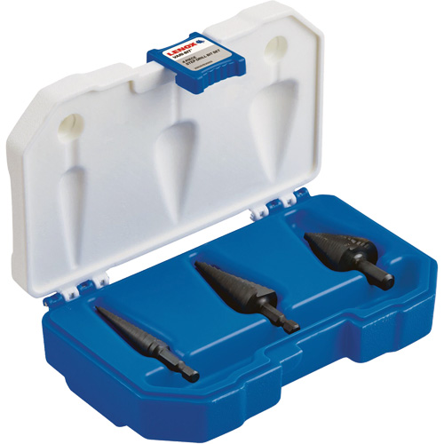 Step Drill Bit Set, 3 Pieces, High Speed Steel Toolneeds Inc.