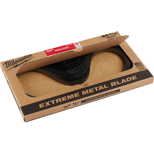 Extreme Metal Band Saw Blades, High Speed Steel, 30-9/16" L x 1/2" W x 0.02" Thick, 12/14 TPI Toolneeds Inc.