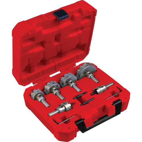 One-Piece Carbide Hole Cutter Set, 8 Pieces, Carbide Toolneeds Inc.
