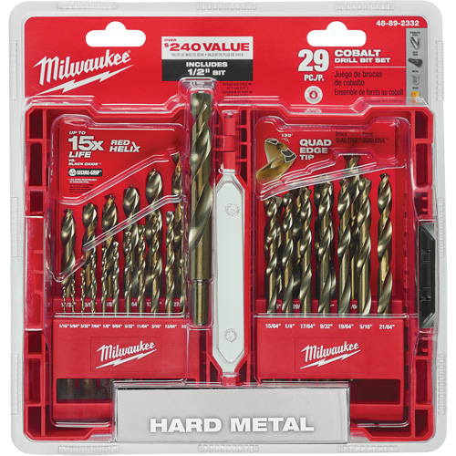 Jeu de m&egrave;ches Red Helix, 29 morceaux, Cobalt Toolneeds Inc.