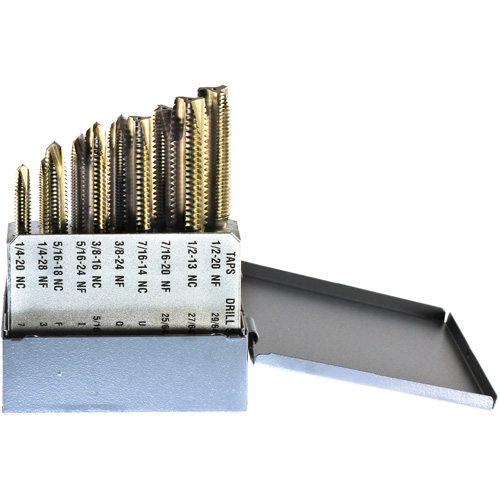 Drillco&reg; Tap Set, 10 Pieces Toolneeds Inc.