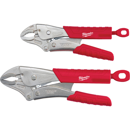 Torque Lock Curved Jaw Locking Pliers Set, 2 Pieces Toolneeds Inc.