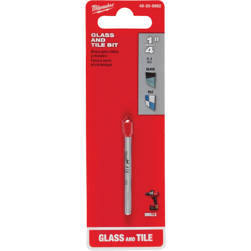 Glass & Tile Bit, 1/4", Carbide Toolneeds Inc.