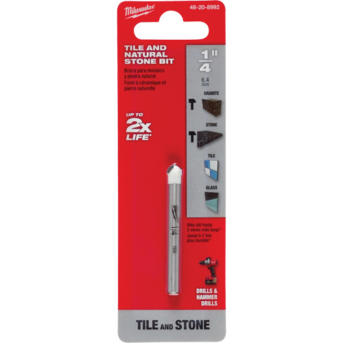 Natural Stone Bit, 1/4", Carbide Toolneeds Inc.