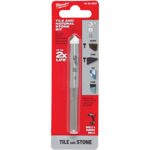 Natural Stone Bit, 3/8", Carbide Toolneeds Inc.