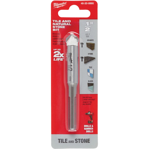 Foret pour la pierre naturelle, 1/2", Carbure Toolneeds Inc.