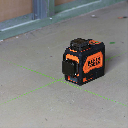 Niveau laser planaire vert auto-nivelant rechargeable Toolneeds Inc.