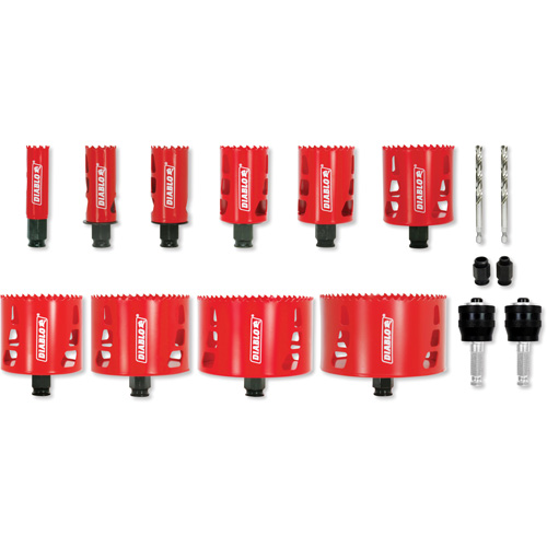 Electrician's Bi-Metal Hole Saw Set, 16 Pieces Toolneeds Inc.