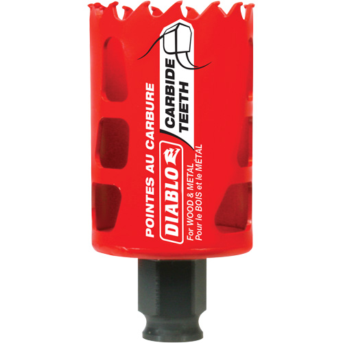 Scie cloche pour bois et m&eacute;tal, 1-3/4", Profondeur de la coupe 2-3/8", Carbure Toolneeds Inc.