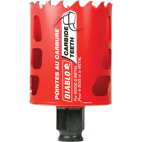 Wood & Metal Hole Saw, 2", 2-3/8" Depth of Cut, Carbide Toolneeds Inc.