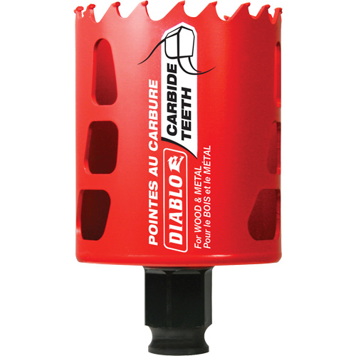 Scie cloche pour bois et m&eacute;tal, 2-1/4", Profondeur de la coupe 2-3/8", Carbure Toolneeds Inc.