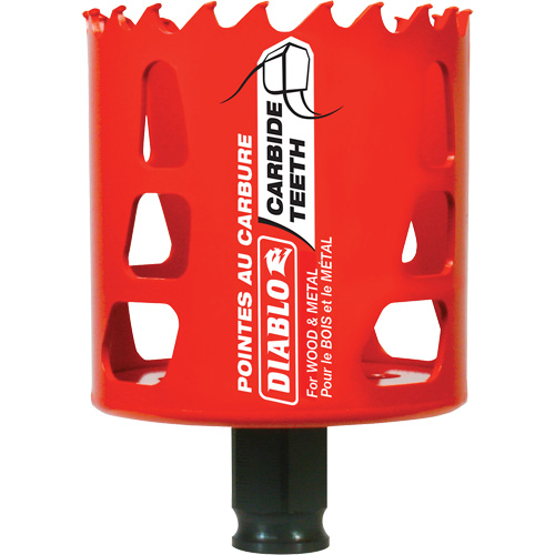 Scie cloche pour bois et m&eacute;tal, 2-9/16", Profondeur de la coupe 2-3/8", Carbure Toolneeds Inc.
