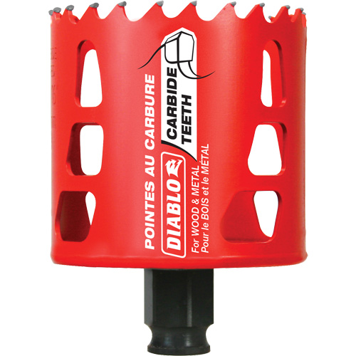 Scie cloche pour bois et m&eacute;tal, 2-11/16", Profondeur de la coupe 2-3/8", Carbure Toolneeds Inc.